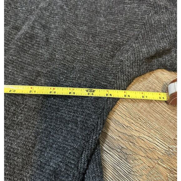 Umgee Cardigan Sweater Charcoal Gray Open Front Crochet Back Plus Size 1XL/2XL - Picture 6 of 7